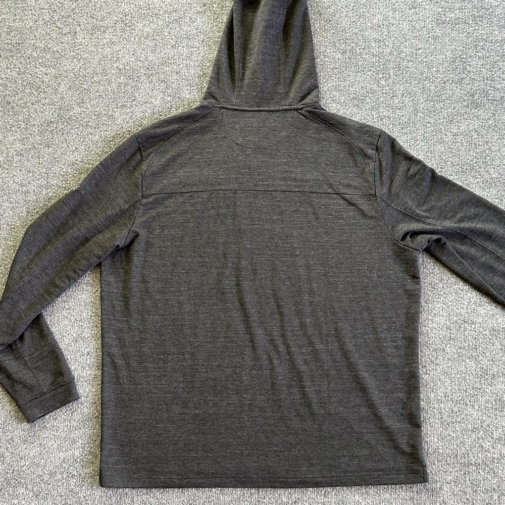 Johnnie-O Hoodie Mens XL Black Remmy Performance UPF 50 Pullover Lightweight - Picture 3 of 13